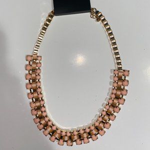 Forever 21 Peach/Coral Bead Chunky Necklace